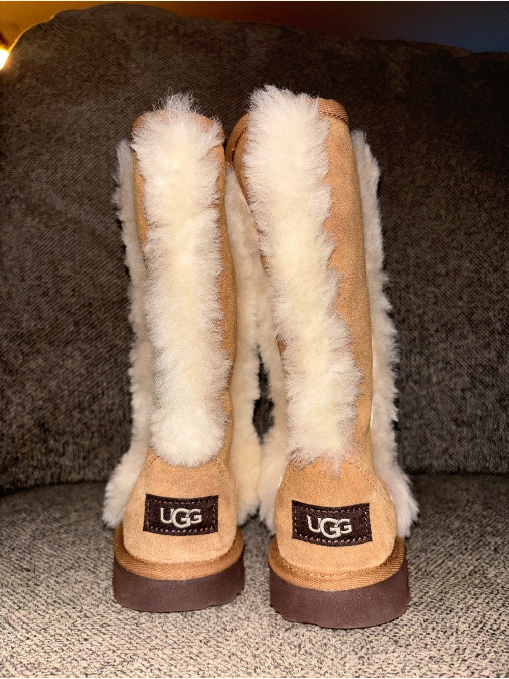 NEW UGG Sunburst Furry Boots